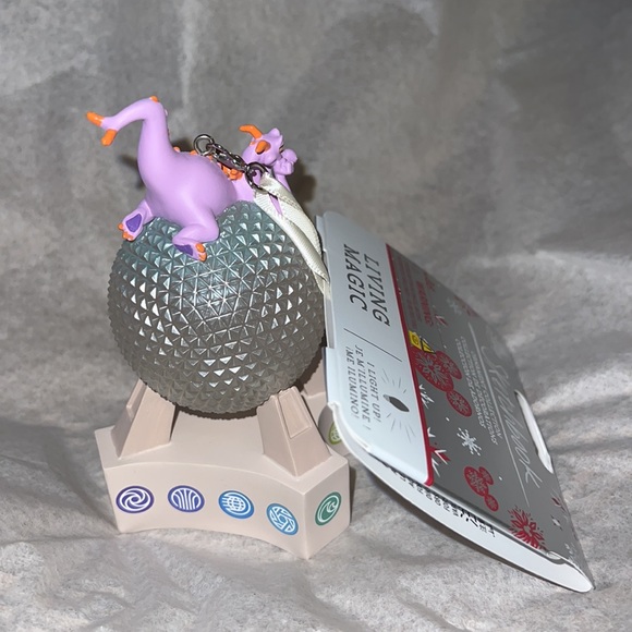 Spaceship Earth with Figment Light-Up Ornament – EPCOT 40th Anniversary - Picture 12 of 14
